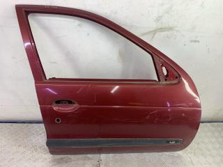 дверь передняя правая Renault Megane 1 поколение BA 1998, 1.6 л., K7M 720, бензин, МКПП, бордовый, хетчбэк 5 дв., передний привод