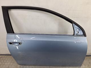 дверь передняя правая Volkswagen Golf 6 поколение 2008, 1.4 л., CGGA, бензин, 5МКПП, голубой, хетчбэк 5 дв., передний привод