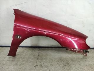 крыло переднее правое Renault Megane 1 поколение [рестайлинг] (1999 - 2003), бордовый, передний привод