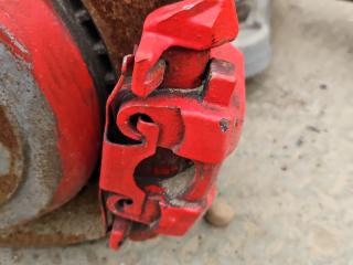 суппорт задний правый Mercedes-Benz GL-Класс X164 X164.822 2006, 3.2 л., дизель, АКПП, черный, внедорожник 5 дв., полный привод