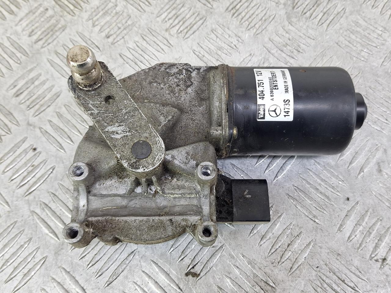 моторчик передних стеклоочистителей (дворников) Mercedes-Benz Vito W639 (2003 - 2010), A6398200040 - фото №1