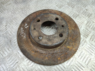 диск тормозной передний Fiat Punto 2 поколение 2001, 1.2 л., 188 A4.000, бензин, МКПП, черный, хетчбэк 3 дв., передний привод