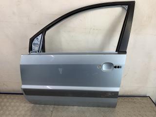 дверь передняя левая Ford Fusion 1 поколение [рестайлинг] 2006, 1.4 л., бензин, 5МКПП, голубой, хетчбэк 5 дв., передний привод