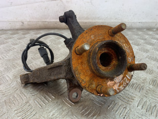 кулак поворотный левый Nissan Micra 4 поколение (K13) 2011, 1.2 л., HR12DE, бензин, МКПП, хетчбэк 5 дв., передний привод