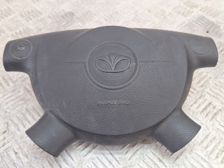 подушка безопасности водителя Daewoo Kalos 1 поколение 2004, 1.4 л., F14D3, бензин, МКПП, красный, минивэн, передний привод, 96405721