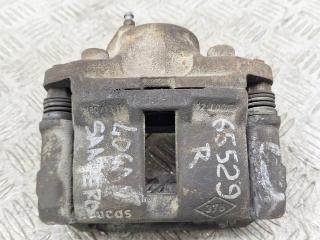 суппорт передний правый Dacia Sandero 1 поколение 2010, 1.2 л., D4F 732, бензин, МКПП, красный, седан, передний привод