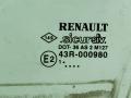 стекло двери передней левой Renault Megane 1 поколение [рестайлинг] (1999 - 2003), бордовый, передний привод - фото №6