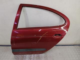 дверь задняя левая Renault Megane 1 поколение [рестайлинг] (1999 - 2003), бордовый, передний привод