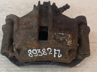 суппорт передний левый Peugeot 206 1 поколение 2000, 1.4 л., KFX (TU3JP), бензин, МКПП, зеленый, хетчбэк 5 дв., передний привод