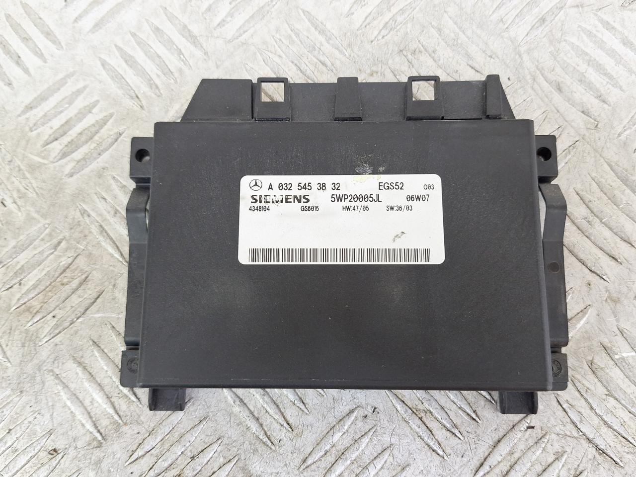 блок управления АКПП Mercedes-Benz Vito W639 2006, 3.2 л., M 112.951, бензин, АКПП, черный, задний привод, A0325453832 - фото №1