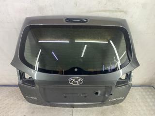 крышка багажника (дверь 3-5) Hyundai Santa Fe 2 поколение (CM) 2007, 2.2 л., D4EB, дизель, АКПП, серый, внедорожник 5 дв., полный привод