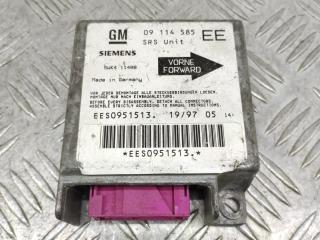 блок AirBag Opel Corsa B 1997, 1.4 л., X 14 SZ, бензин, МКПП, зеленый, хетчбэк 5 дв., передний привод, 09114585