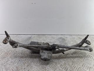 механизм стеклоочистителя (трапеция дворников) Volkswagen Polo 4 поколение 2004, 1.2 л., AWY, бензин, МКПП, черный, хетчбэк 3 дв., передний привод, 6Q1955119A, 6Q1955601B