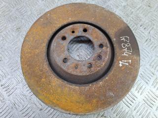 диск тормозной передний Peugeot 607 1 поколение [рестайлинг] 2006, 2.7 л., DT17TED4, дизель, АКПП, голубой, седан, передний привод