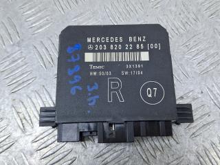 модуль управления двери Mercedes-Benz C-Класс W203/S203/CL203 [рестайлинг] W203.054 2005, 3.0 л., M 272.940, бензин, АКПП, темно синий, седан, задний привод, 2038202285