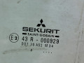 стекло двери задней левой Mitsubishi Carisma 1 поколение [рестайлинг] 2003, 1.6 л., 4G92 (DOHC 16V), бензин, МКПП, серебро, хетчбэк 5 дв., передний привод - фото №5
