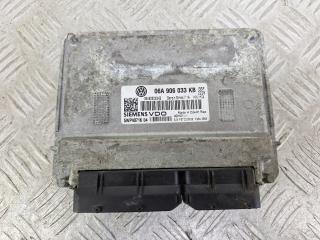 блок управления двигателем Skoda Octavia 2 поколение (A5) [рестайлинг] 1Z5 2008, 1.6 л., BSE, бензин, 5МКПП, серый, универсал, передний привод, 06A906033KB, 5WP4071604