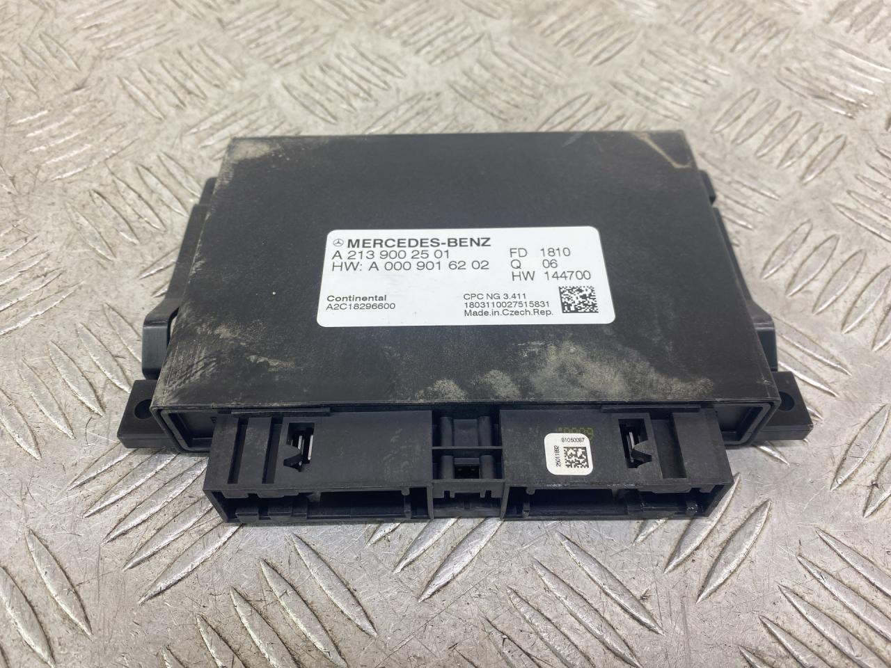 блок управления АКПП Mercedes-Benz E-Класс W213/S213/C238/A238 (2016 - 2020), 2.0 л., OM 654.920, дизель, АКПП, серый, седан, задний привод, A219002501, A0009016202 - фото №1