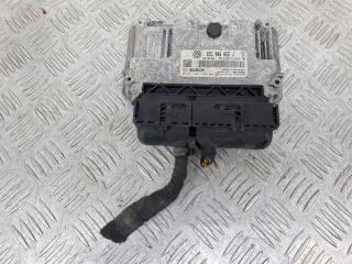 блок управления двигателем Volkswagen Golf 5 поколение 2007, 1.4 л., CAXA, бензин, 6МКПП, серый, универсал, передний привод, 03C906022J