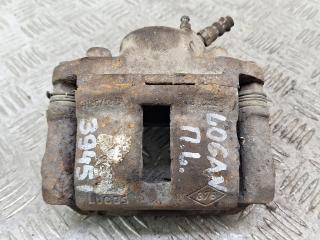 суппорт передний левый Dacia Logan 1 поколение 2008, 1.4 л., K7J 710, бензин, МКПП, темно-синий, седан, передний привод