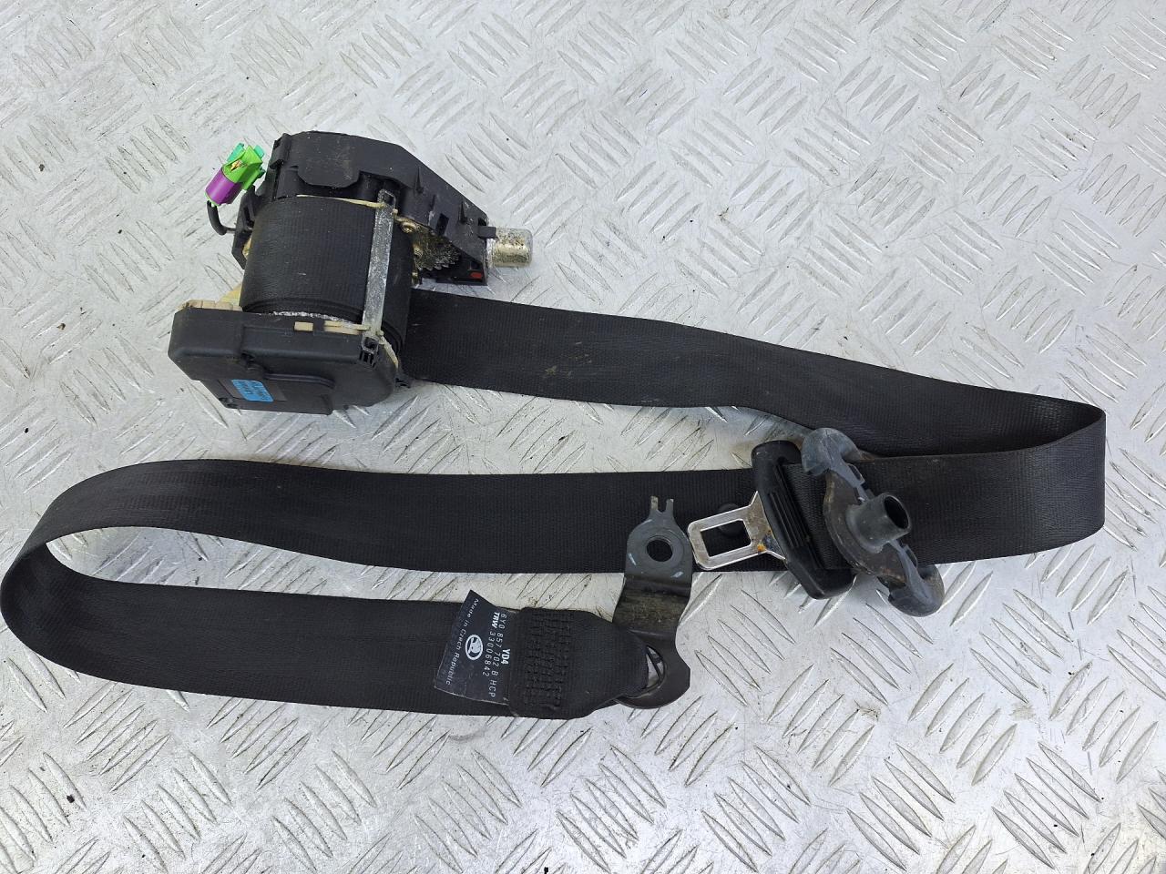 ремень безопасности Volkswagen Polo 4 поколение (2001 - 2005), передний привод, 6Y0857702, 33012904A - фото №1