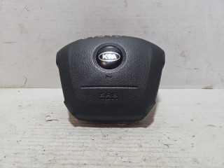 подушка безопасности водителя Kia Carens 1 поколение [рестайлинг] 2004, 2.0 л., D4EA, дизель, МКПП, серый, минивэн, передний привод, 0K2FB57K00