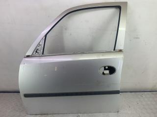 дверь передняя левая Opel Meriva 1 поколение (A) 2004, 1.6 л., X 16 XE, бензин, серебро, минивэн, передний привод