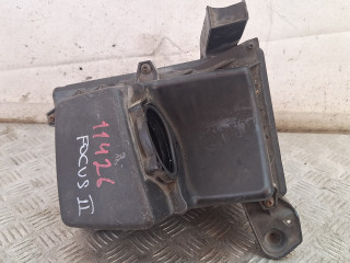 корпус воздушного фильтра Ford Focus 2 поколение 2008, 1.6 л., G8DB, дизель, МКПП, красный, универсал, передний привод