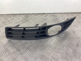 заглушка (решетка) в бампер Volkswagen Passat B6 2009, 1.4 л., CAXA, бензин, 6МКПП, голубой, универсал, передний привод, 3CO853665A