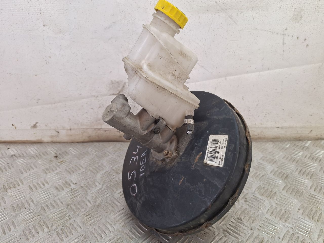 вакуумный усилитель тормозов Fiat Idea 1 поколение 2010, 1.4 л., 843 A1.000, бензин, МКПП, минивэн, 51725661, 0204051005, 9944705 - фото №1