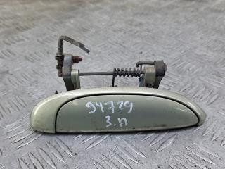 ручка наружная задняя правая Renault Megane 1 поколение [рестайлинг] (1999 - 2003), 1.4 л., K4J 710, бензин, МКПП, оливковый, хетчбэк 5 дв., передний привод, 7700433076