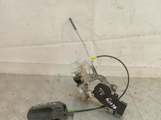 замок двери передней левой Toyota Aygo 1 поколение AB10 [рестайлинг] 2010, 1.0 л., 1KR-FE, бензин, МКПП, красный, хетчбэк 5 дв., передний привод