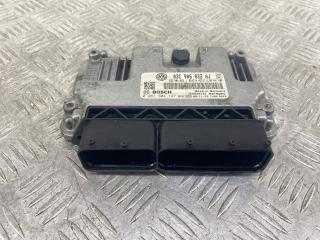 блок управления двигателем Volkswagen Passat B6 2009, 1.4 л., CAXA, бензин, 6МКПП, голубой, универсал, передний привод, 03C906022AJ, 0261S04137