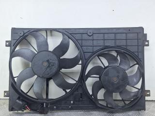 вентилятор радиатора Volkswagen Passat B6 2009, 1.4 л., CAXA, бензин, 6МКПП, голубой, универсал, передний привод, 1K0121207T