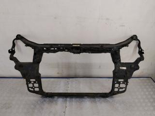 передняя панель крепления облицовки (телевизор) Hyundai Santa Fe 2 поколение (CM) 2007, 2.2 л., D4EB, дизель, АКПП, серый, внедорожник 5 дв., полный привод, 641012BXXX