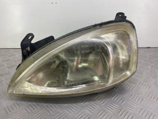 фара левая Opel Corsa C F08 2001, 1.0 л., Z 10 XE, бензин, МКПП, черный, хетчбэк 3 дв., передний привод, 206066B
