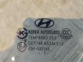 стекло двери задней левой Hyundai Santa Fe 2 поколение (CM) 2007, 2.2 л., D4EB, дизель, АКПП, серый, внедорожник 5 дв., полный привод - фото №2