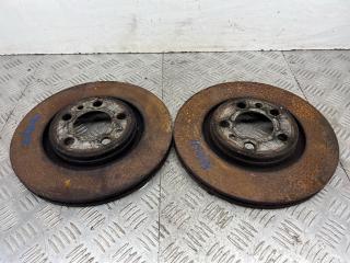 диски тормозные (комплект) Skoda Octavia 1 поколение (A4) [рестайлинг] 1U 2010, 1.9 л., AXR, дизель, 5МКПП, красный, хетчбэк 5 дв., передний привод