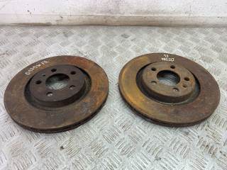 диск тормозной передний Skoda Octavia 1 поколение (A4) [рестайлинг] 2000, 2.0 л., AQY, бензин, МКПП, серебро, хетчбэк 5 дв., передний привод