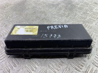 крышка блока предохранителей Toyota Previa 2 поколение XR30 [рестайлинг] 2005, 2.0 л., 1CD-FTV, дизель, МКПП, светло-кофейный, минивэн, передний привод, 82672-28090