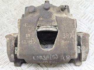 суппорт передний правый Opel Corsa B 1997, 1.0 л., X 10 XE, бензин, МКПП, черный, хетчбэк 3 дв., передний привод