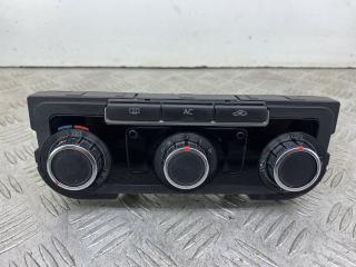 блок управления печки / климат-контроля Volkswagen Golf 6 поколение 2008, 1.4 л., CGGA, бензин, 5МКПП, голубой, хетчбэк 5 дв., передний привод, 3C8907336, 5HB009751