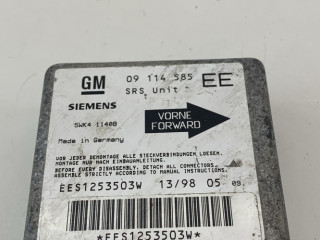 блок AirBag Opel Corsa B [рестайлинг] (1997 - 2000), 09114585, 5WK1140B, EES1253503W