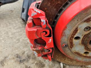 суппорт задний левый Mercedes-Benz GL-Класс X164 X164.822 2006, 3.2 л., дизель, АКПП, черный, внедорожник 5 дв., полный привод