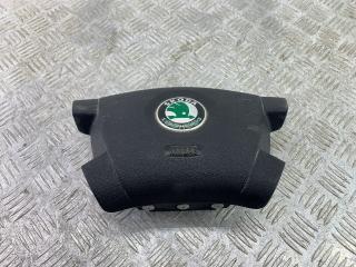 подушка безопасности водителя Skoda Fabia 1 поколение [рестайлинг] 2007, 1.4 л., дизель, МКПП, серебро, универсал, передний привод, 122421200