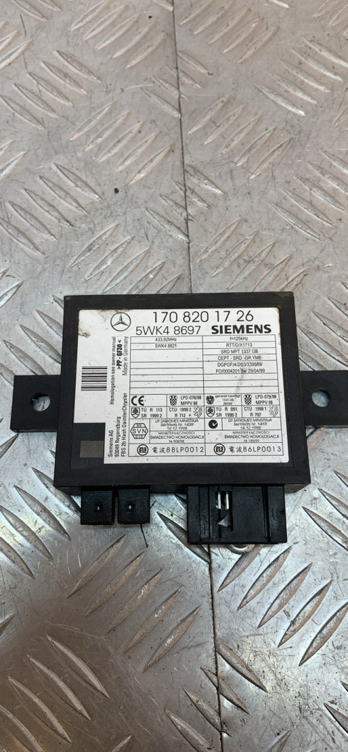Иммобилайзер Mercedes-Benz SLK-Класс R170 2000, 2.0 л., M 111.958, бензин, АКПП, черный, кабриолет, задний привод, 1708201726, 5WK48697 - фото №1