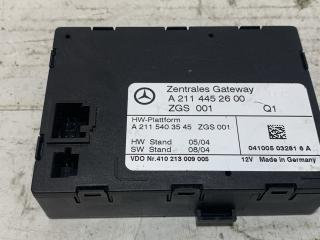 блок управления центральным замком Mercedes-Benz E-Класс W211/S211 2004, 3.2 л., OM 648.961, дизель, АКПП, черный, универсал, задний привод, A2115403545, A2114452600