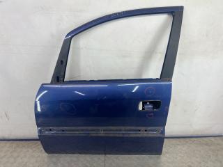 дверь передняя левая Opel Zafira 1 поколение (A) 2002, 1.8 л., Z 18 XE, бензин, МКПП, синий, минивэн, передний привод