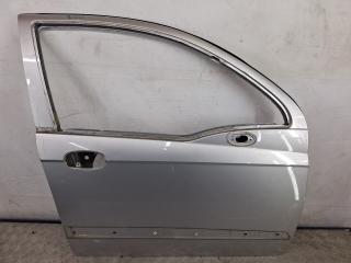 дверь передняя правая Chevrolet Matiz 2 поколение [рестайлинг] (2008 - 2010), 1.0 л., бензин, МКПП, голубой, хетчбэк 5 дв., передний привод