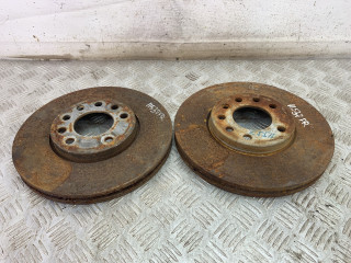 диск тормозной передний Saab 9-3 1 поколение 2001, 2.0 л., B205E, бензин, АКПП, черный, хетчбэк 5 дв., передний привод